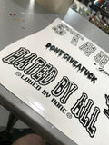 Hated By All 10" Diecut  LIMITED