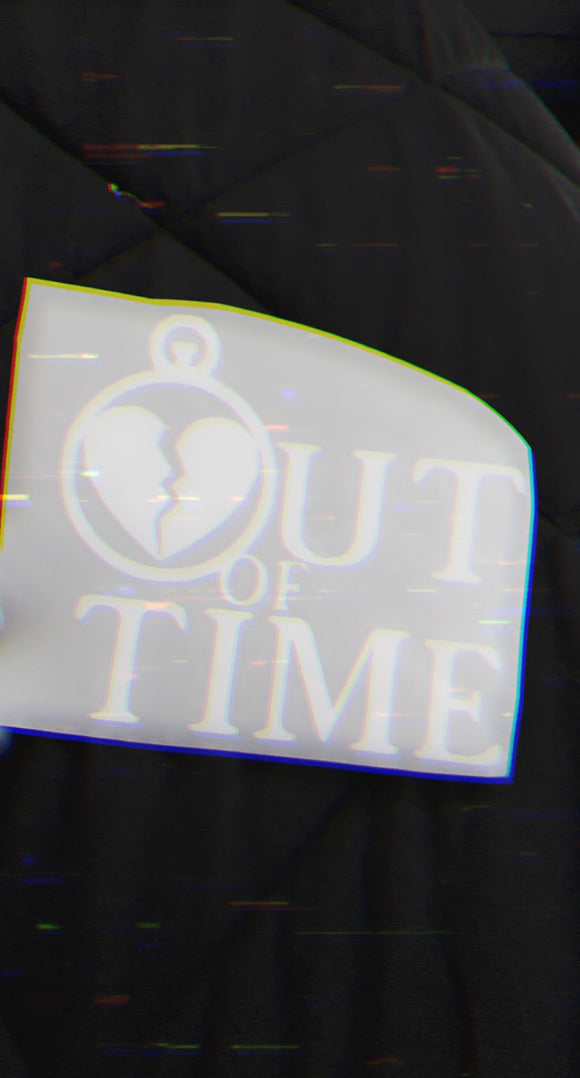 Out of Time 5”x4” diecut